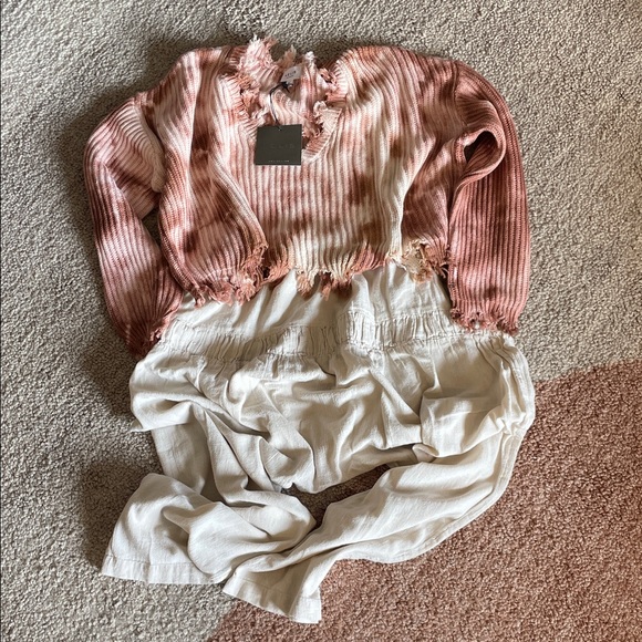 Vintage Free People XS 100% cotton festival pants - bring on the 90s - Picture 8 of 9